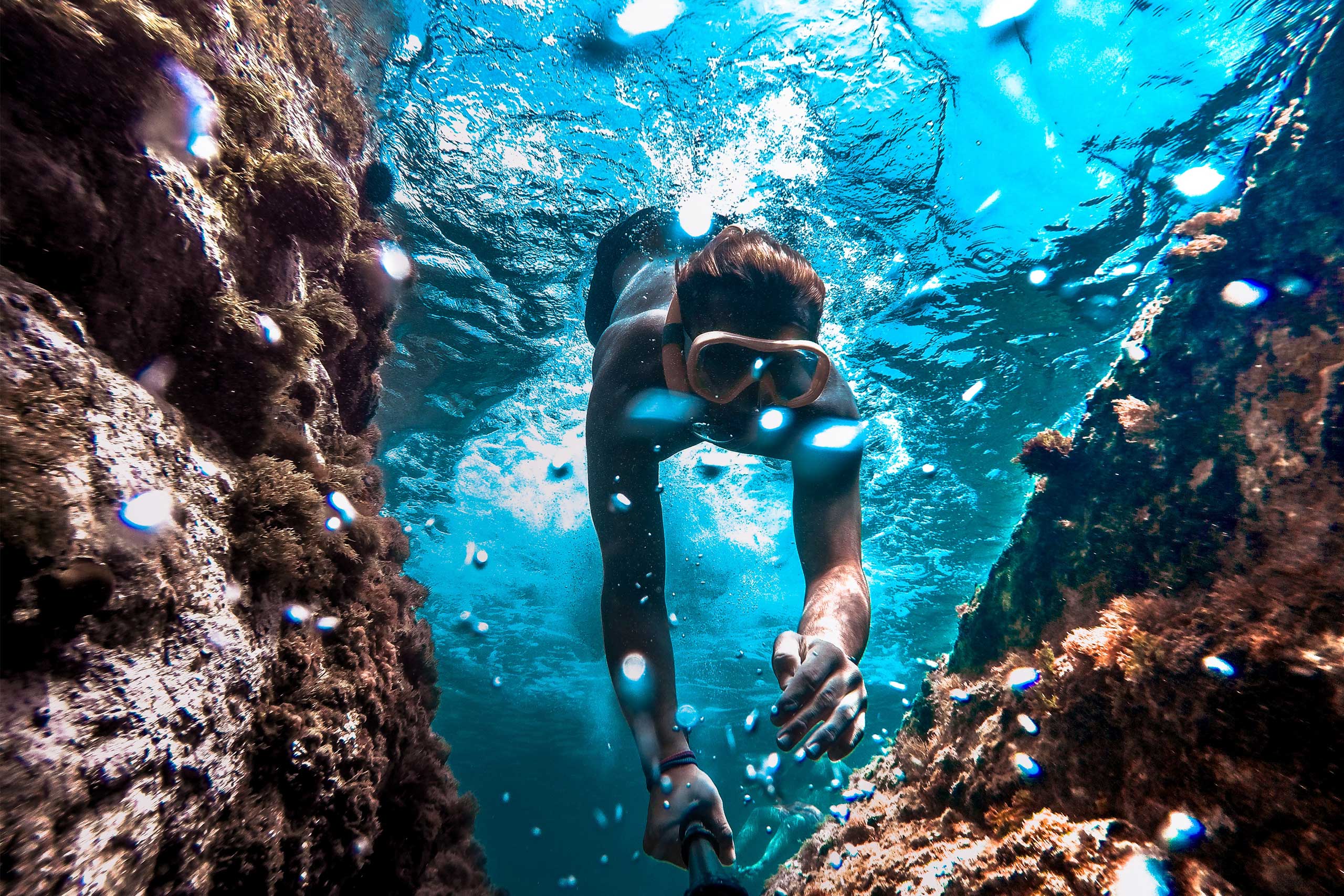 diving